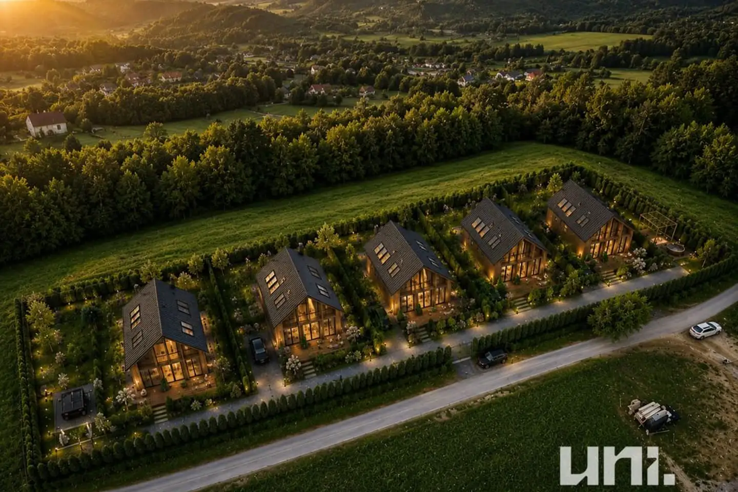 Widokowa działka budowlana 2523 m² | Skawinki